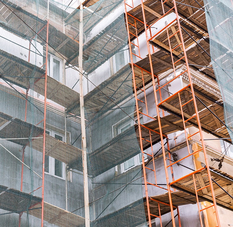 Obras em prédios/edifícios